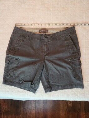 Eddie Bauer Women's Charcoal Cargo Shorts
